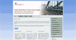 Desktop Screenshot of pannonia-consulting.com