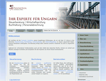 Tablet Screenshot of pannonia-consulting.com